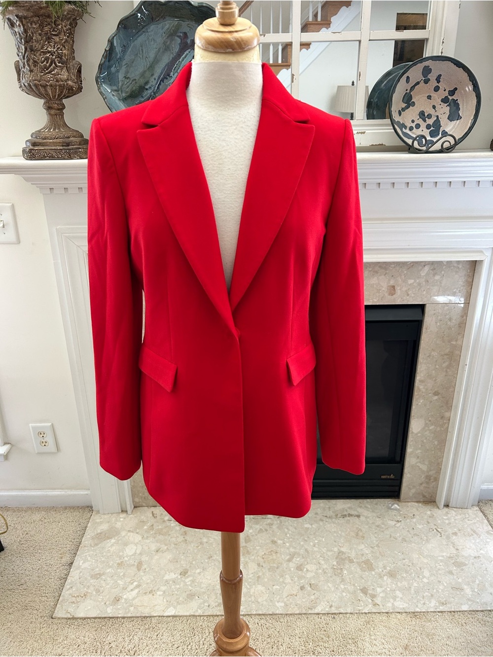 Banana Republic Red Tailored Women's Blazer